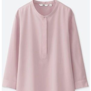 Uniqlo Rayon 3/4 Sleeve Blouse